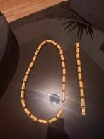 AKTIE !!! Gouden ketting en armband set 14 karaat 94.06 gram, Ophalen of Verzenden, Zo goed als nieuw, Goud, Goud