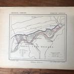 09 / Kuyper kaart Utrecht van Jaarsveld Litho uit 1865, Antiek en Kunst, Ophalen of Verzenden