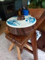 Mooie vintage koektrommel blik   met vogels, Antiek en Kunst, Ophalen of Verzenden