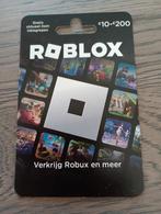 Roblox tegoedbon € 10,00, Spelcomputers en Games, 1 speler, Ophalen of Verzenden, Zo goed als nieuw, Vanaf 3 jaar