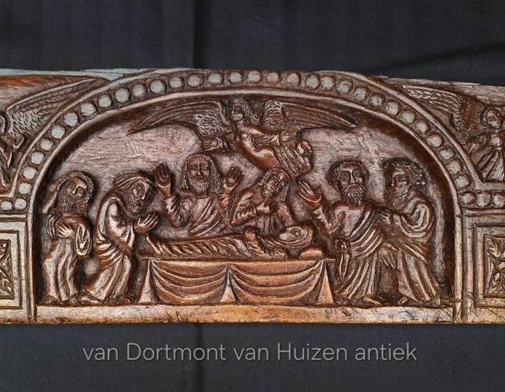 Oosters paneel 18e eeuw, Antiek en Kunst, Kunst | Beelden en Houtsnijwerken, Ophalen