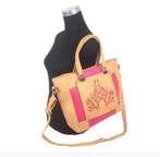 LUXE HAND- SCHOUDERTAS PEACH MET ROZE, -, Schoudertasje, -, Nieuw