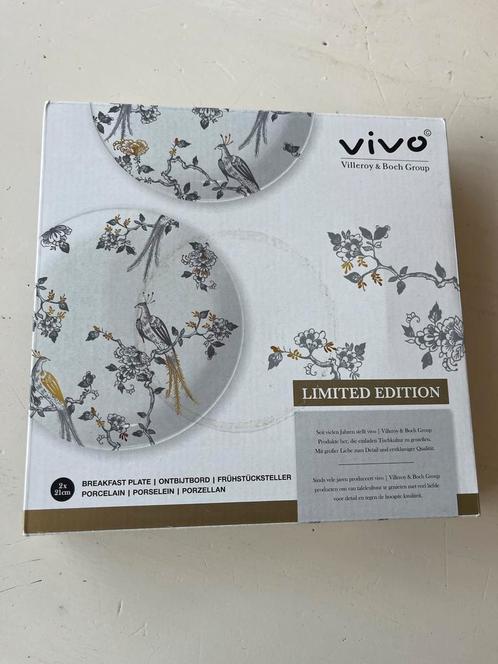 Villeroy & Boch Vivo Ontbijtbordjes - Nieuw in doos, Huis en Inrichting, Keuken | Servies, Nieuw, Ophalen of Verzenden