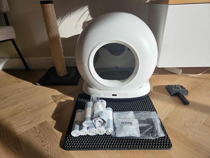 Automatische kattenbak Zedar 1200k, Dieren en Toebehoren, Kattenbakken, Zo goed als nieuw, Open, Zelfreinigend, Ophalen of Verzenden