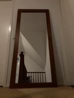 Interieur spiegel van kersenhout, Ophalen, 125 cm of meer, Zo goed als nieuw, Minder dan 100 cm