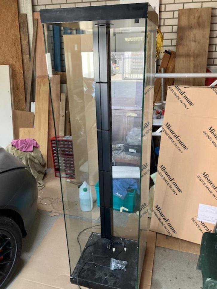 vitrinekast SDB zonder deur, Huis en Inrichting, Kasten | Vitrinekasten, Gebruikt, 150 tot 200 cm, 50 tot 100 cm, 25 tot 50 cm