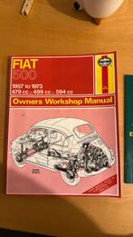 Fiat 500 workshop manual haynes werkplaatshandboek, Auto diversen, Handleidingen en Instructieboekjes, Ophalen of Verzenden