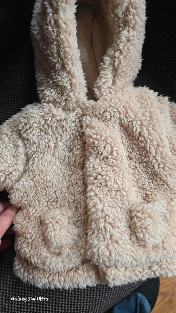 Nieuwe baby berenwinterjas, Kinderen en Baby's, Babykleding | Maat 62, Nieuw, Meisje, Jasje, Ophalen of Verzenden