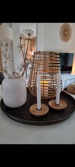 Stoer groot dienblad te koop 60cm., Huis en Inrichting, Ophalen of Verzenden, Zo goed als nieuw, Hout