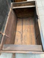 Stoere Frans eiken kist dekenkist speelgoedkist, Ophalen