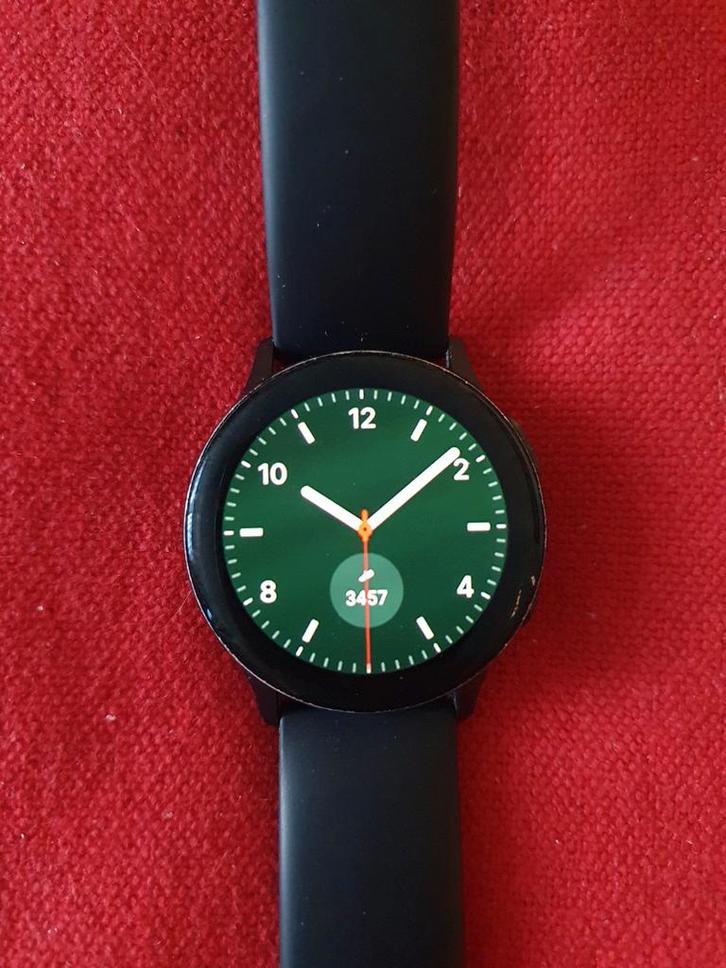 Samsung Galaxy Watch Active 2, Sieraden, Tassen en Uiterlijk, Smartwatches, Gebruikt, Android, Zwart, Afstand, Calorieverbanding