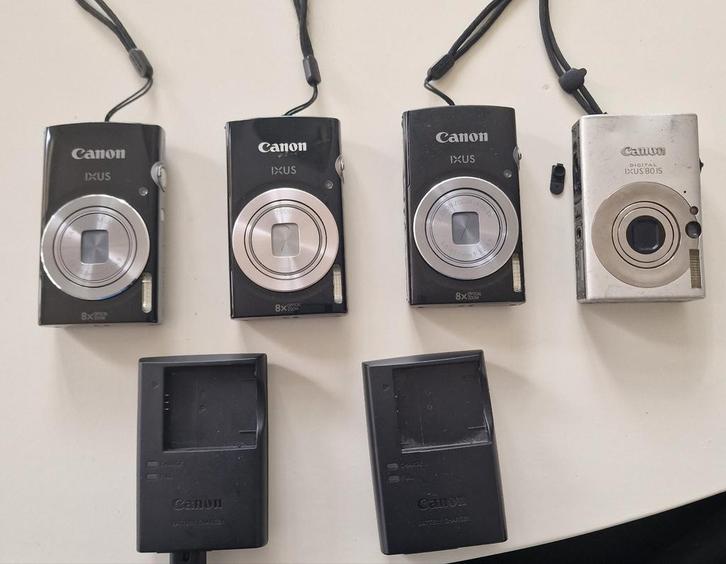 Canon Ixus 80is & 185 Compact Camera's, Audio, Tv en Foto, Fotocamera's Analoog, Gebruikt, Compact, Canon, Ophalen