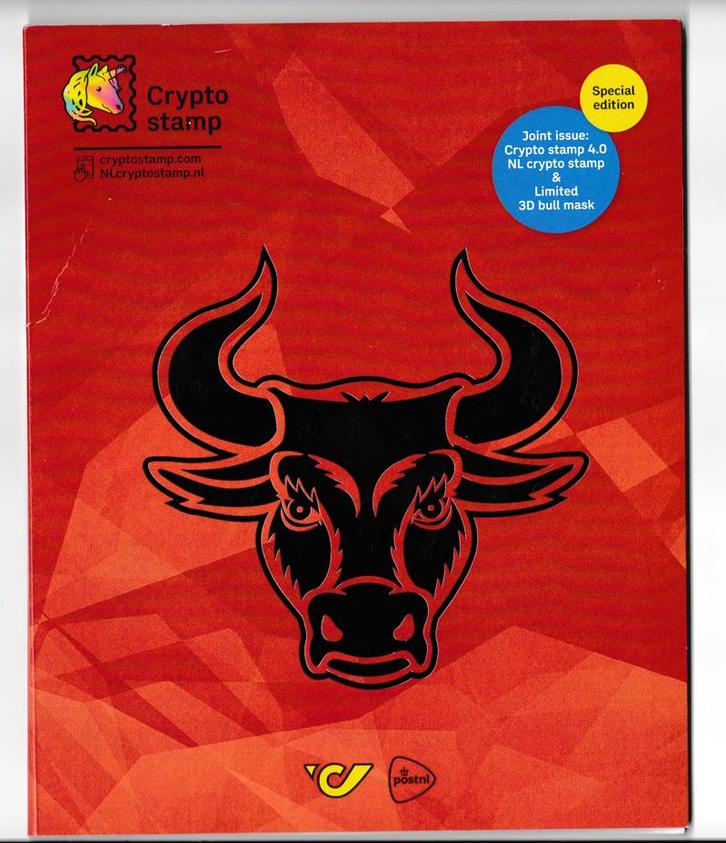 2022 Map met Cryptostamps Nederland en Oostenrijk, Postzegels en Munten, Postzegels | Nederland, Postfris, Ophalen of Verzenden