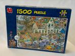 Jan van Haasteren puzzel 1500 stukjes -1 De Storm, Ophalen of Verzenden, 500 t/m 1500 stukjes, Gebruikt, Legpuzzel