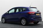 Ford C-MAX 1.0 Trend Airco, Navigatie, PDC, Cruise, Bluetoot, Voorwielaandrijving, Stof, Blauw, Origineel Nederlands