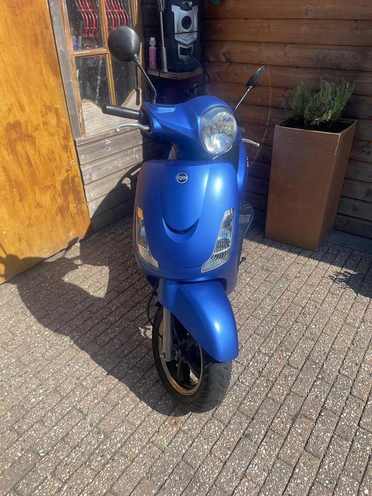 Sym fiddle 2, Fietsen en Brommers, Scooters | SYM, Zo goed als nieuw, Fiddle, Maximaal 25 km/u, Benzine, Ophalen