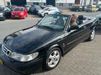 Saab 9-3 2.0 T Cabrio 2000 Zwart, Auto's, 730 kg, 74 €/maand, 4 cilinders, Cabriolet