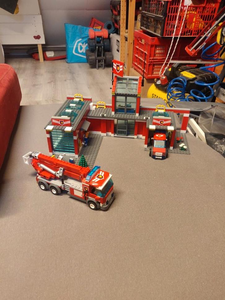 Lego Brandweer Set 7945  Compleet, Kinderen en Baby's, Speelgoed | Duplo en Lego, Gebruikt, Lego, Complete set, Ophalen of Verzenden