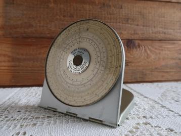 Vintage stoer industrieel Alro Den Haag reken schijf 200 R  beschikbaar voor biedingen