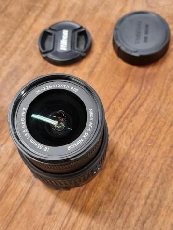 Nikon DX VR AF-S Nikkor 18-55mm 1:3.5-5.6GII beschikbaar voor biedingen