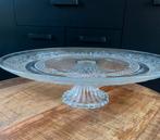 Taartplateau van glas, Huis en Inrichting, Woonaccessoires | Etagères, Ophalen of Verzenden, Zo goed als nieuw