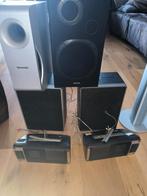 Hele collectie speakers goede kwaliteit., Philips, Gebruikt, Ophalen of Verzenden, 5.1-systeem