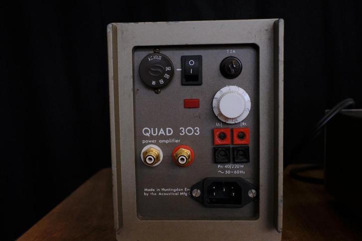 Quad 303, Audio, Tv en Foto, Versterkers en Receivers, Refurbished, Stereo, Minder dan 60 watt, Overige merken, Ophalen of Verzenden