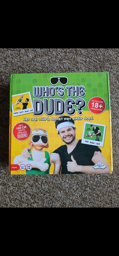 Who's the Dude? Bordspel, Hobby en Vrije tijd, Gezelschapsspellen | Bordspellen, Nieuw, Drie of vier spelers, Vijf spelers of meer