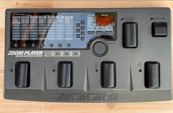 Zoom player 3000 gitaar effect beschikbaar voor biedingen