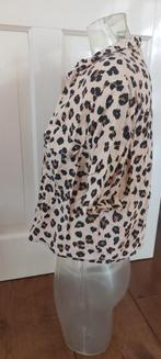 Blouse vrouw korte mouw vals tijgerprint 42 H&M top blouse, Maat 42/44 (L), Ophalen of Verzenden, Zo goed als nieuw, Korte mouw