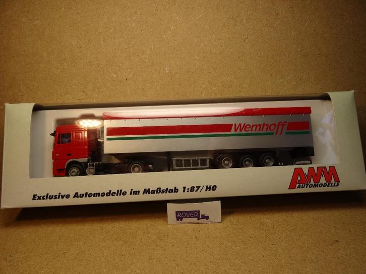 AWM 1:87, DAF XFSC WALKING FLOOR-Oplegger, OVP, Zie Foto`s, Hobby en Vrije tijd, Modelauto's | 1:87, Zo goed als nieuw, Bus of Vrachtwagen