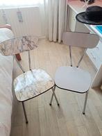 2 leuke vintage stoeltjes, Ophalen, Gebruikt, Twee