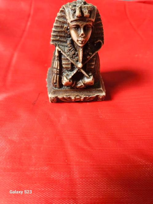 "Set van Egyptische beeldjes – Farao, Bastet kat & Horus–etc, Antiek en Kunst, Antiek | Keramiek en Aardewerk, Ophalen of Verzenden