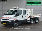 Iveco Daily 35C15 3.0L Kipper met Kist Maxicargo Maxi Cargo, Auto's, Stof, Gebruikt, Euro 6, Wit