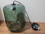 2x Rookglas Hanglamp Groen Juno XXL Karwei Ophalen, Huis en Inrichting, Lampen | Hanglampen, Ophalen, Zo goed als nieuw, Minder dan 50 cm