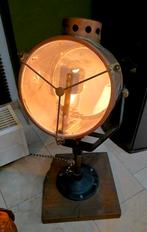 Oud zoeklicht zeeschip omgebouwd tot indrukwekkend object, Huis en Inrichting, Ophalen, Gebruikt, Industrieel, vintage, design, nautica,