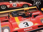 Affiche poster Ferrari Days 1999 Spa Francorchamps, Verzamelen, Ophalen of Verzenden, Zo goed als nieuw, Auto's