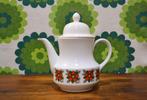Retro porseleinen theepot – Bavaria Germany, Ophalen of Verzenden, Huis en Inrichting