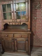 buffetkast donker eiken, Huis en Inrichting, Ophalen, Gebruikt, 100 tot 150 cm, Koloniaal