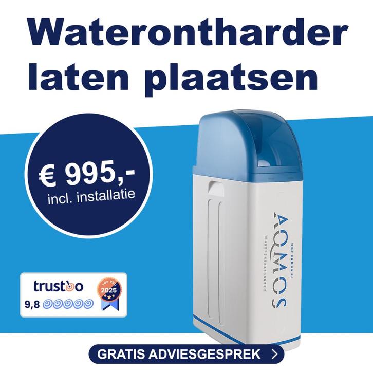 Waterontharder met volledige montage – Heel Overijssel, Witgoed en Apparatuur, Waterontharders, Nieuw, Waterontharder met zout