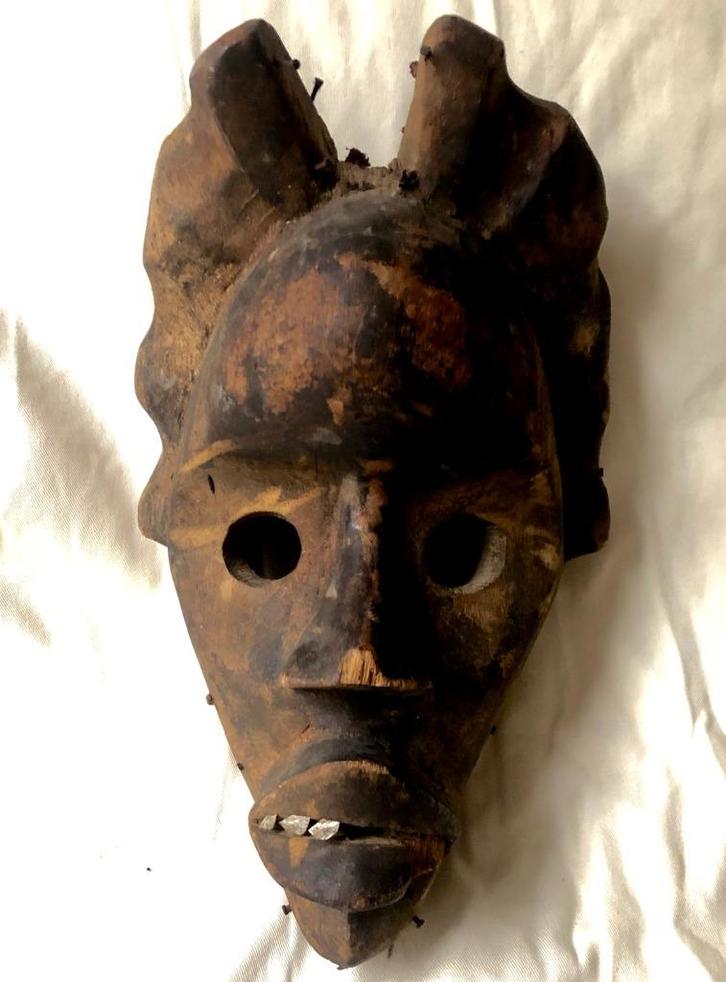 Afrikaans masker Dan Zakpei masker., Antiek en Kunst, Kunst | Niet-Westerse kunst, Ophalen of Verzenden
