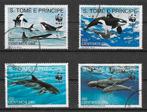 Sao Tome & Principe 1992  WWF Walvissen, Verzenden, Overige landen, Gestempeld