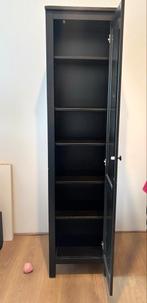 IKEA Hemnes Vitrinekast - Donkerbruin / Zwart, Huis en Inrichting, Kasten | Vitrinekasten, Ophalen, Minder dan 50 cm, Glas, Tijdloze look, Klassiek interieur