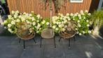 Rohé twee stoelen en tafel. Rotan. Vintage., Ophalen, Gebruikt
