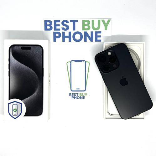 iPhone 15 pro 128GB zwart /krasvrij scherm /90% batt /garant, Telecommunicatie, Mobiele telefoons | Apple iPhone, 128 GB, Zonder abonnement