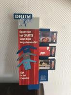 Drum shag reclame display oud + 3 aparte dummy verpakkingen, Verzamelen, Rookartikelen, Aanstekers en Luciferdoosjes, Verzenden
