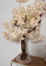 Mooi kunst bloesem op plateu creme 2 stuks, Ophalen, Zo goed als nieuw