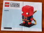 Lego Brickheads Iron spider man 40670 compleet, Kinderen en Baby's, Speelgoed | Duplo en Lego, Ophalen of Verzenden