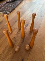 Vintage kegels en twee ballen, Sport en Fitness, Bowlen, Ophalen of Verzenden
