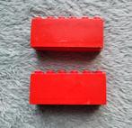 Lego trein locomotief ballast gewicht blokken 6 x 2 x 2 Rood, Ophalen of Verzenden, Gebruikt, Losse stenen, Lego